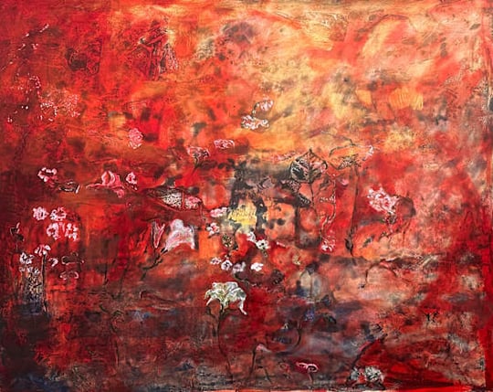 Cimini_RM_Fire and Bloom-48in-x 60in-Oil-glazing-on-acrylic-subpainting  (1)