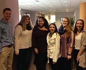 Photo of NU political science majors at the Delaware Supreme Court