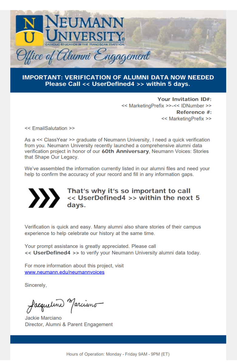 Sample Email 1 - Neumann Voices
