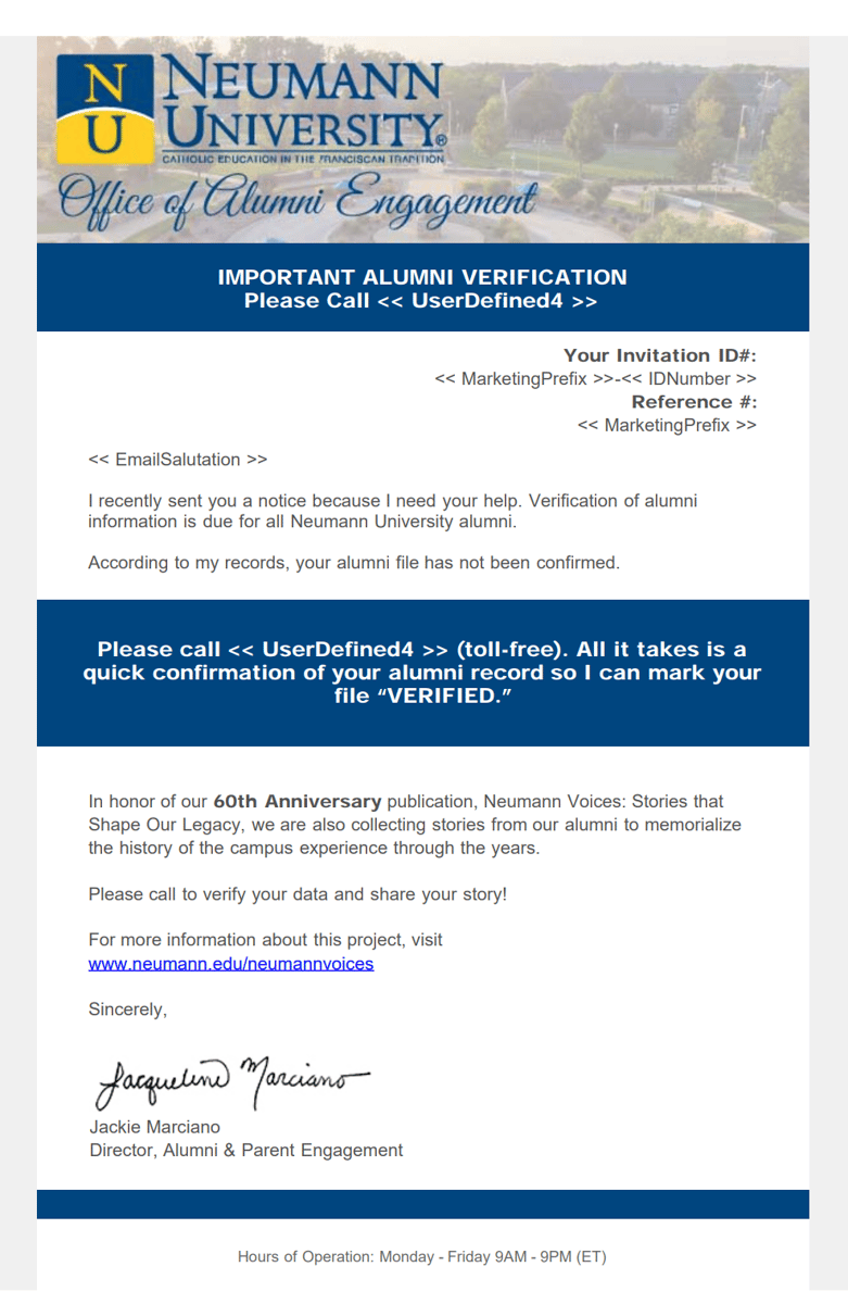 Sample Email 3 - Neumann Voices