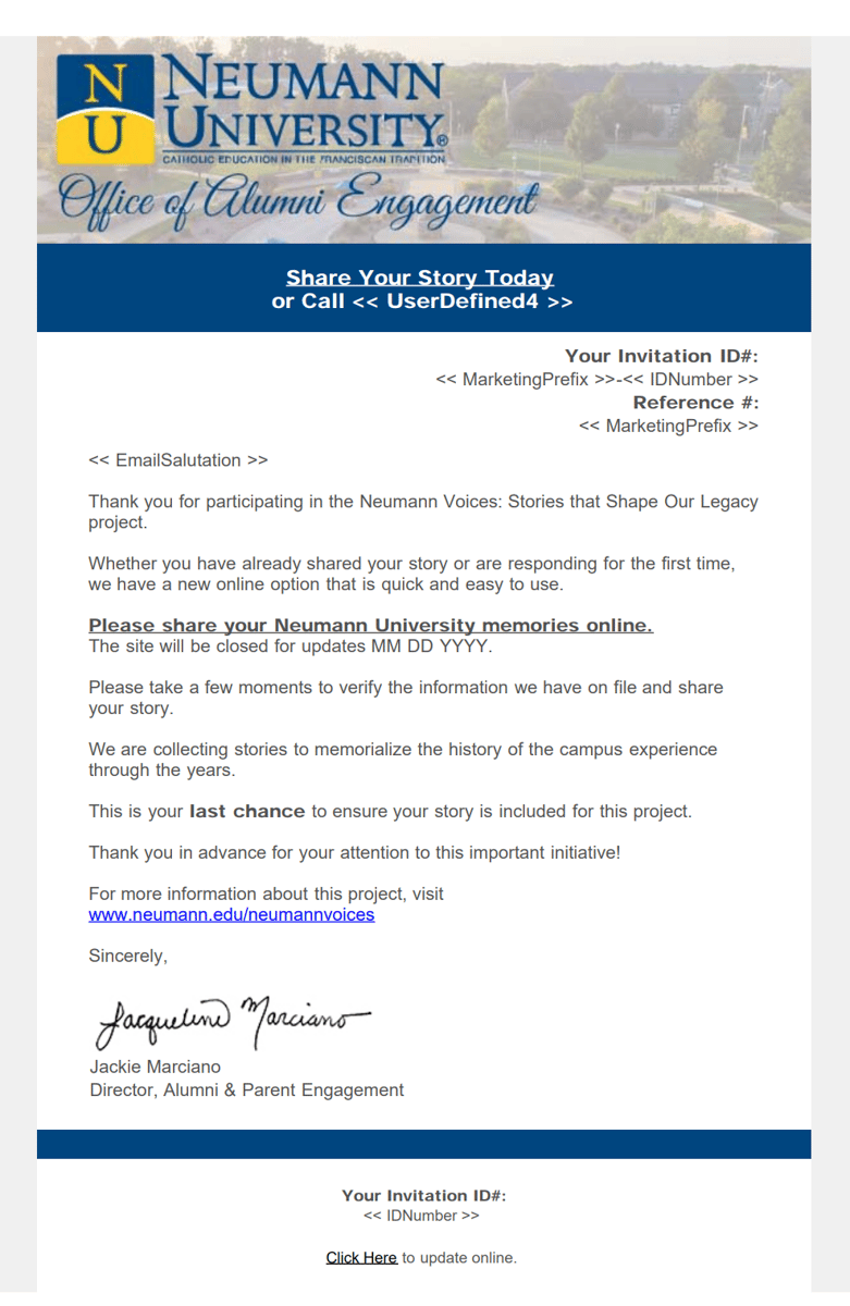 Sample Email 5 - Neumann Voices