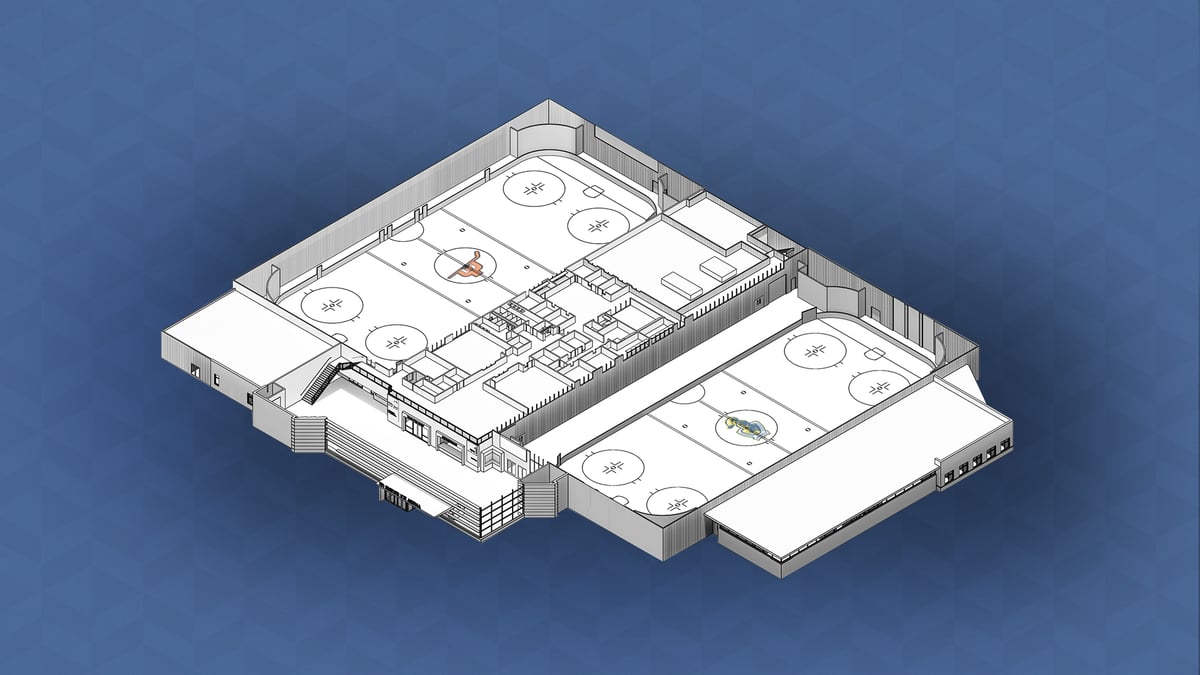 Second Floor Axonometric - Blank