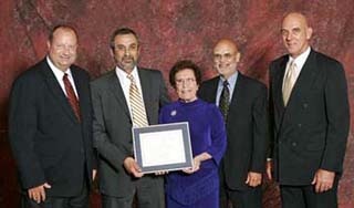 Mr. Steve Parscale, Dr. Ardeshir Shahmaei,  Dr. Rosalie Mirenda, Dr. Ron DeYoung,  and Dr. Richard Symons.