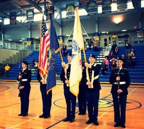 Alpha Company Color Guard
