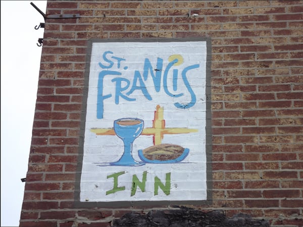 St Francis Inn Sign
